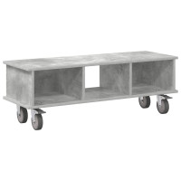 Produktbild för TV-bänk Betonggrå 100 x 35 x 35 cm Konstruerat trä