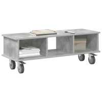 Produktbild för TV-bänk Betonggrå 100 x 35 x 35 cm Konstruerat trä