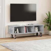 Produktbild för TV-bänk Betonggrå 100 x 35 x 35 cm Konstruerat trä