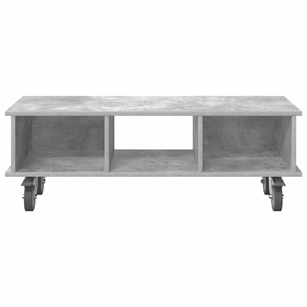 Produktbild för TV-bänk Betonggrå 100 x 35 x 35 cm Konstruerat trä