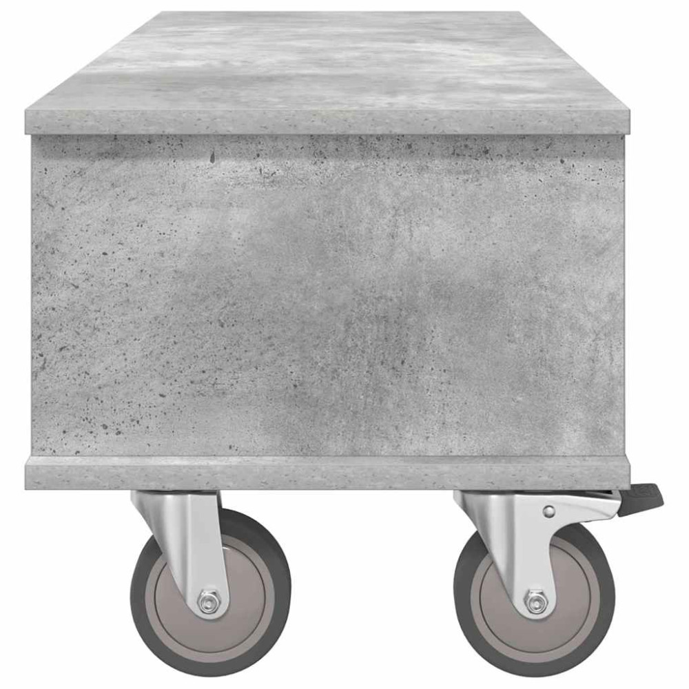 Produktbild för TV-bänk Betonggrå 100 x 35 x 35 cm Konstruerat trä