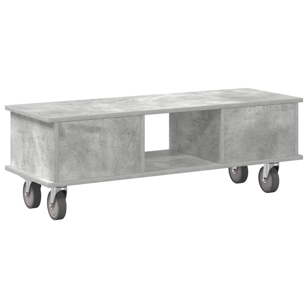 Produktbild för TV-bänk Betonggrå 100 x 35 x 35 cm Konstruerat trä