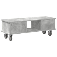 Produktbild för TV-bänk Betonggrå 100 x 35 x 35 cm Konstruerat trä