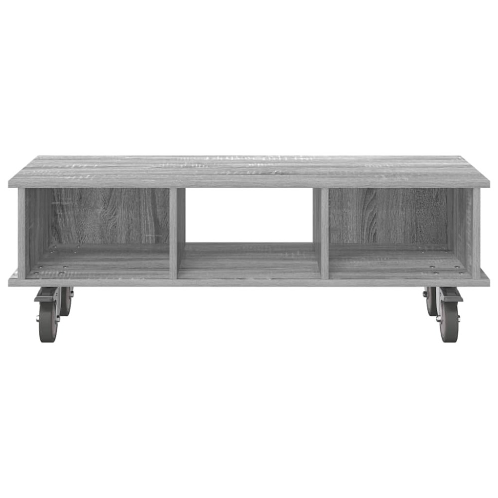 Produktbild för TV-bänk Grå Sonoma 100 x 35 x 35 cm Konstruerat trä