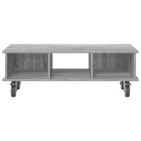 Produktbild för TV-bänk Grå Sonoma 100 x 35 x 35 cm Konstruerat trä