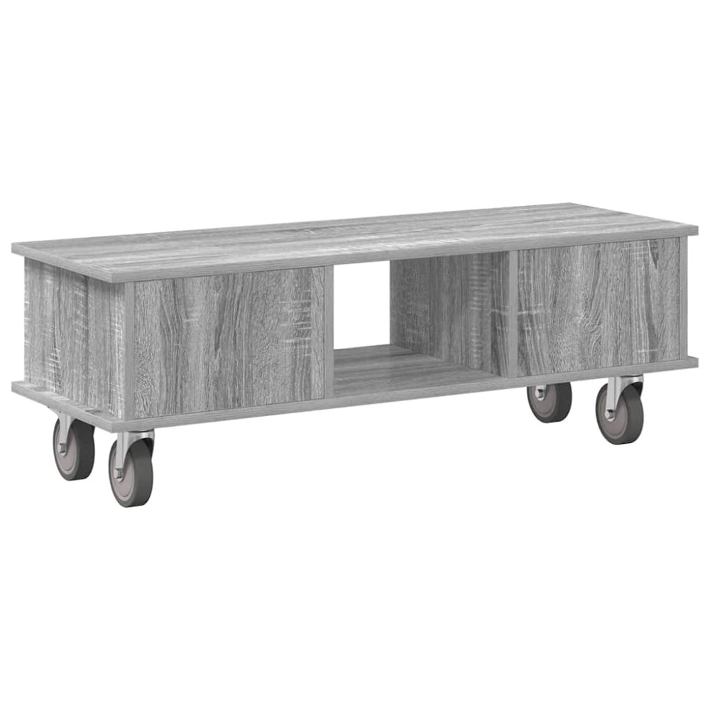Produktbild för TV-bänk Grå Sonoma 100 x 35 x 35 cm Konstruerat trä