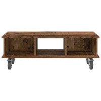 Produktbild för TV-bänk Gammalt trä 100 x 35 x 35 cm Konstruerat trä