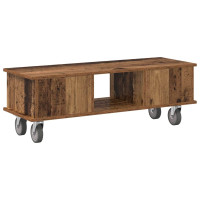 Produktbild för TV-bänk Gammalt trä 100 x 35 x 35 cm Konstruerat trä