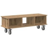 Produktbild för TV-bänk 100 x 35 x 35 cm Artisan Ek Konstruerat trä