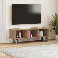Produktbild för TV-bänk 100 x 35 x 35 cm Artisan Ek Konstruerat trä