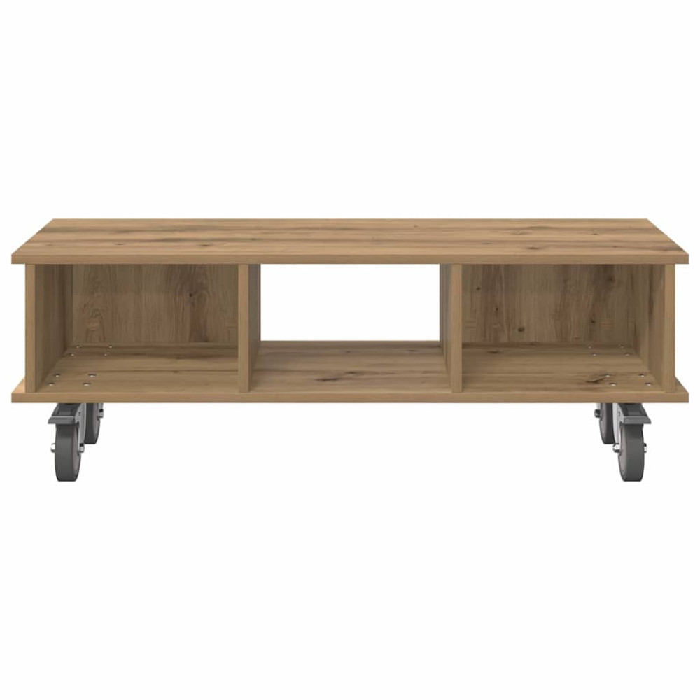 Produktbild för TV-bänk 100 x 35 x 35 cm Artisan Ek Konstruerat trä