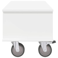 Produktbild för TV-bänk Vit 68,5 x 35 x 35 cm Konstruerat trä