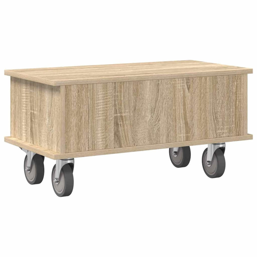 Produktbild för TV-bänk Sonoma-ek 68,5 x 35 x 35 cm Konstruerat trä