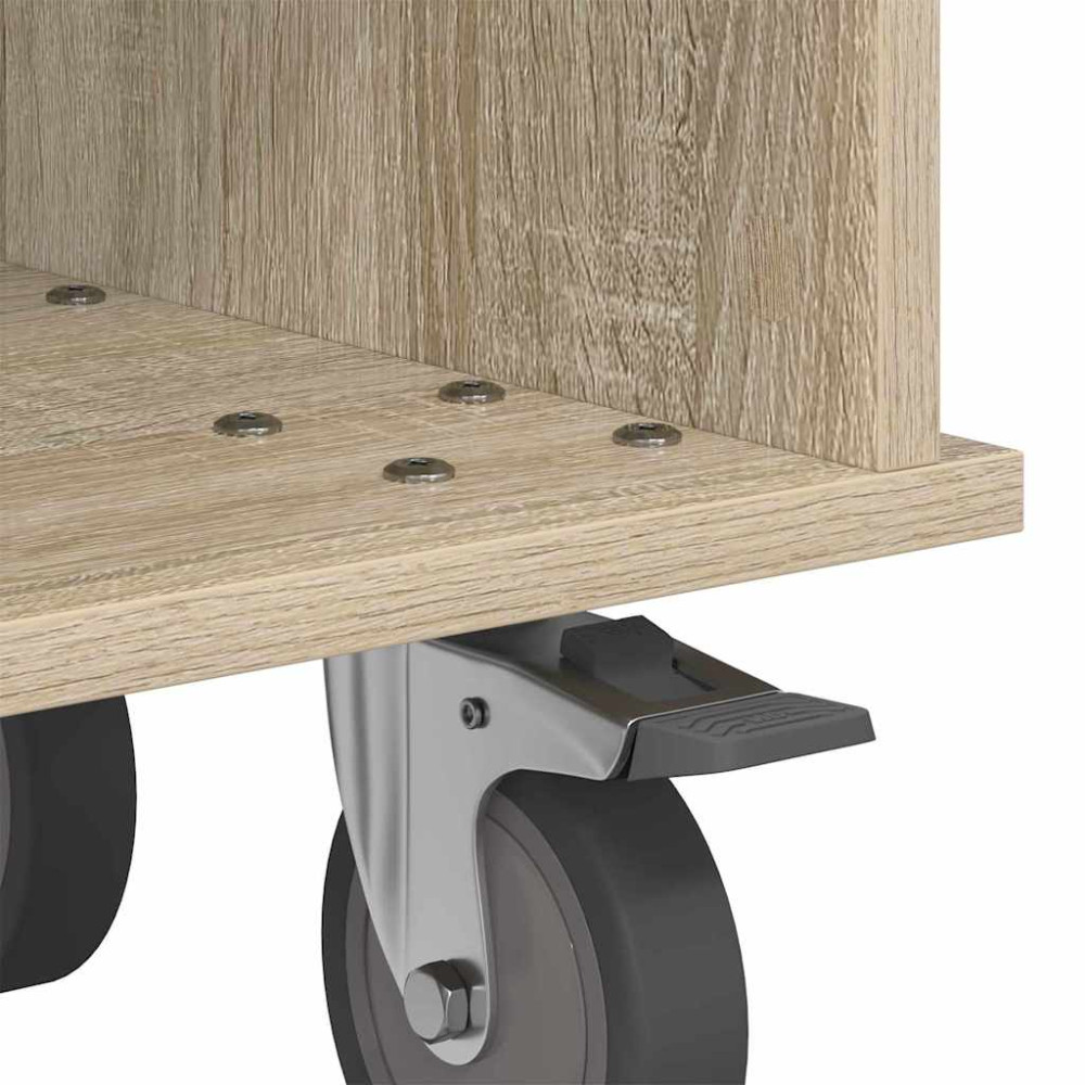 Produktbild för TV-bänk Sonoma-ek 68,5 x 35 x 35 cm Konstruerat trä