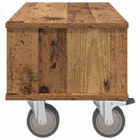 Produktbild för TV-bänk Gammalt trä 68,5 x 35 x 35 cm Konstruerat trä