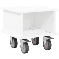 Produktbild för TV-bänk Vit 37 x 35 x 35 cm Konstruerat trä