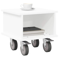 Produktbild för TV-bänk Vit 37 x 35 x 35 cm Konstruerat trä