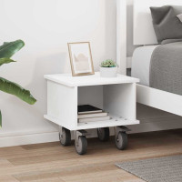 Produktbild för TV-bänk Vit 37 x 35 x 35 cm Konstruerat trä