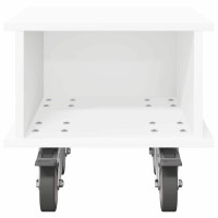 Produktbild för TV-bänk Vit 37 x 35 x 35 cm Konstruerat trä