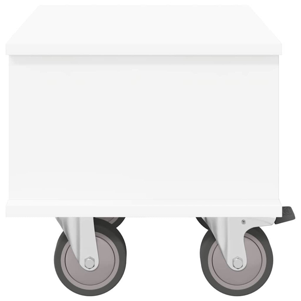 Produktbild för TV-bänk Vit 37 x 35 x 35 cm Konstruerat trä