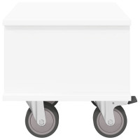 Produktbild för TV-bänk Vit 37 x 35 x 35 cm Konstruerat trä