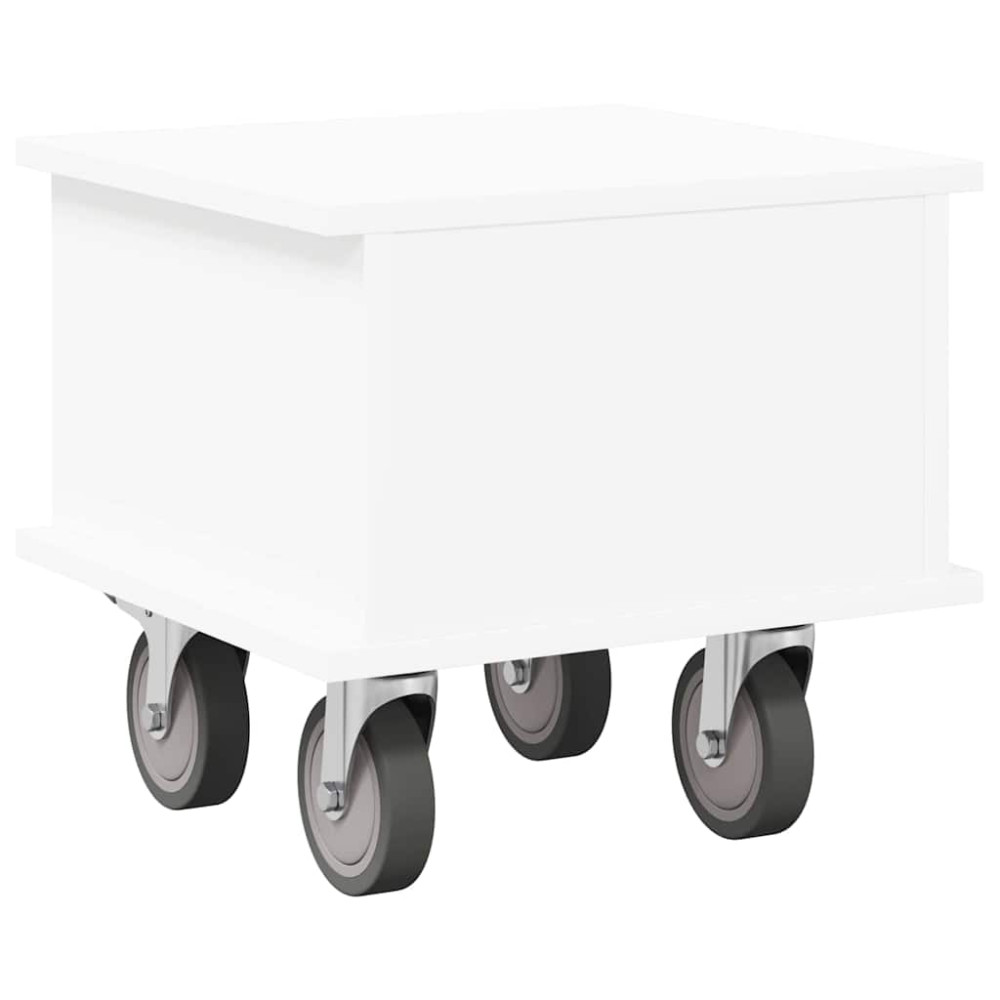 Produktbild för TV-bänk Vit 37 x 35 x 35 cm Konstruerat trä