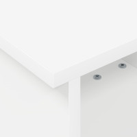 Produktbild för TV-bänk Vit 37 x 35 x 35 cm Konstruerat trä