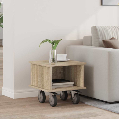 vidaXL TV-bänk Sonoma-ek 37 x 35 x 35 cm Konstruerat trä