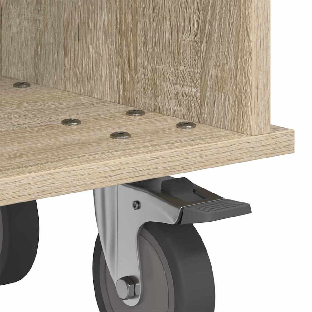 Produktbild för TV-bänk Sonoma-ek 37 x 35 x 35 cm Konstruerat trä