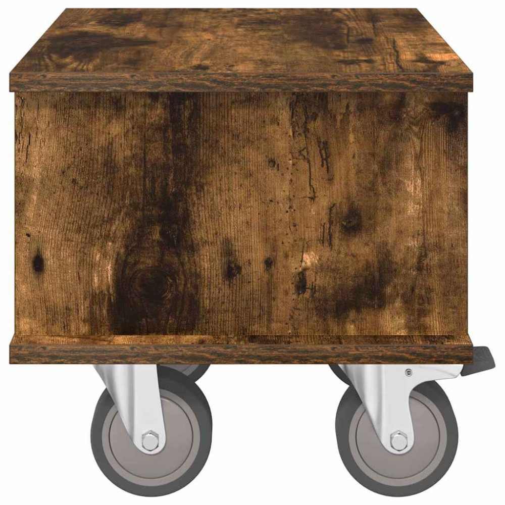 Produktbild för TV-bänk Rökt ek 37 x 35 x 35 cm Konstruerat trä