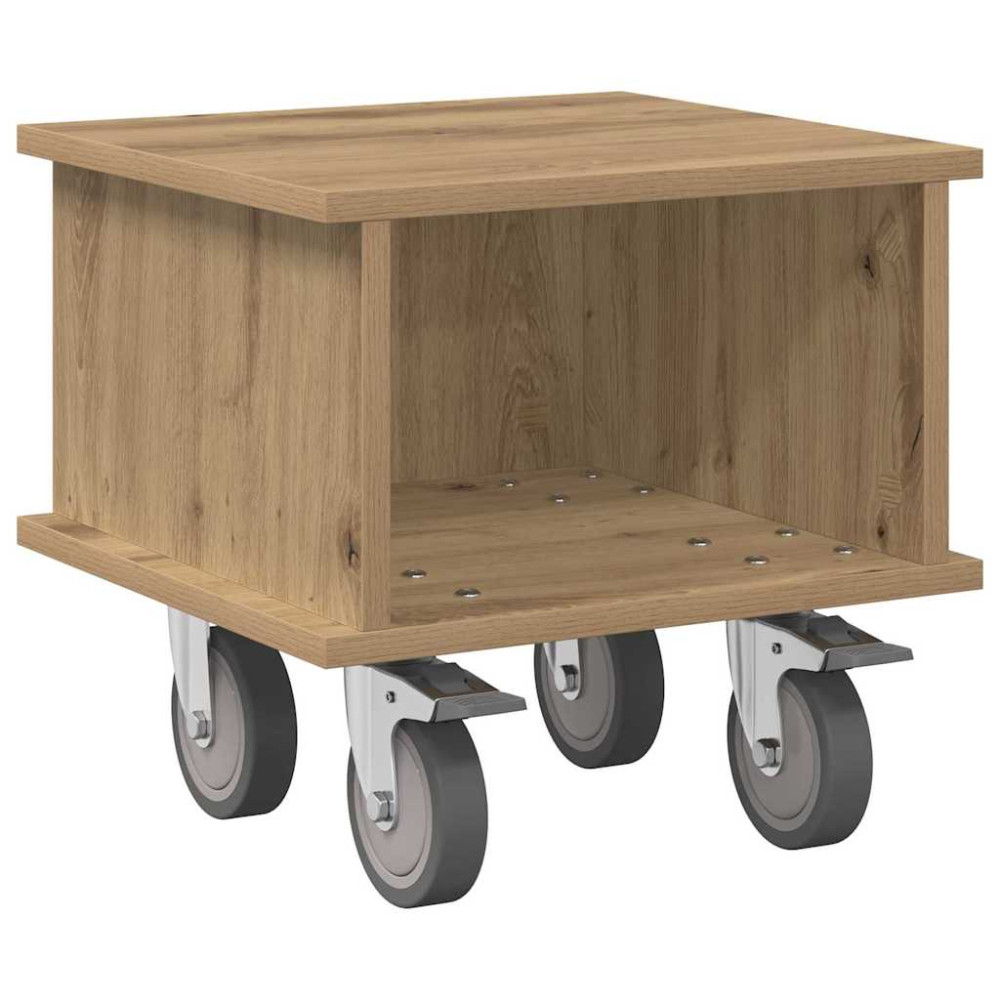 Produktbild för TV-bänk 37 x 35 x 35 cm Artisan Ek Konstruerat trä