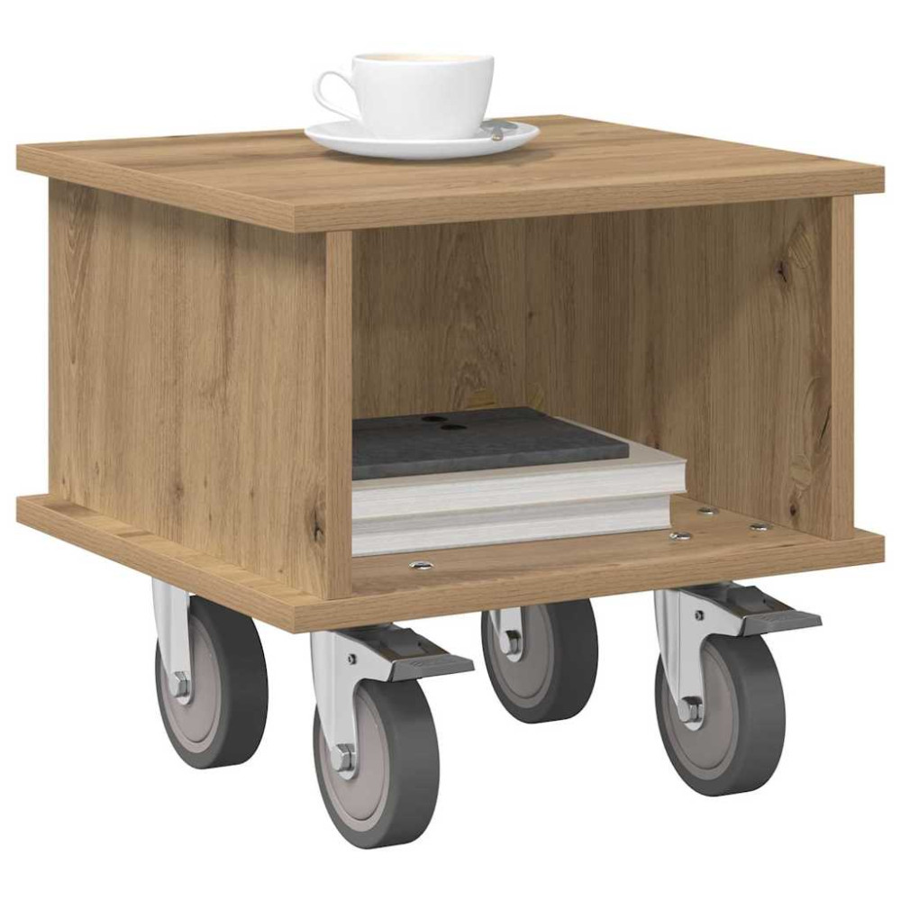 Produktbild för TV-bänk 37 x 35 x 35 cm Artisan Ek Konstruerat trä