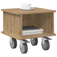 Produktbild för TV-bänk 37 x 35 x 35 cm Artisan Ek Konstruerat trä