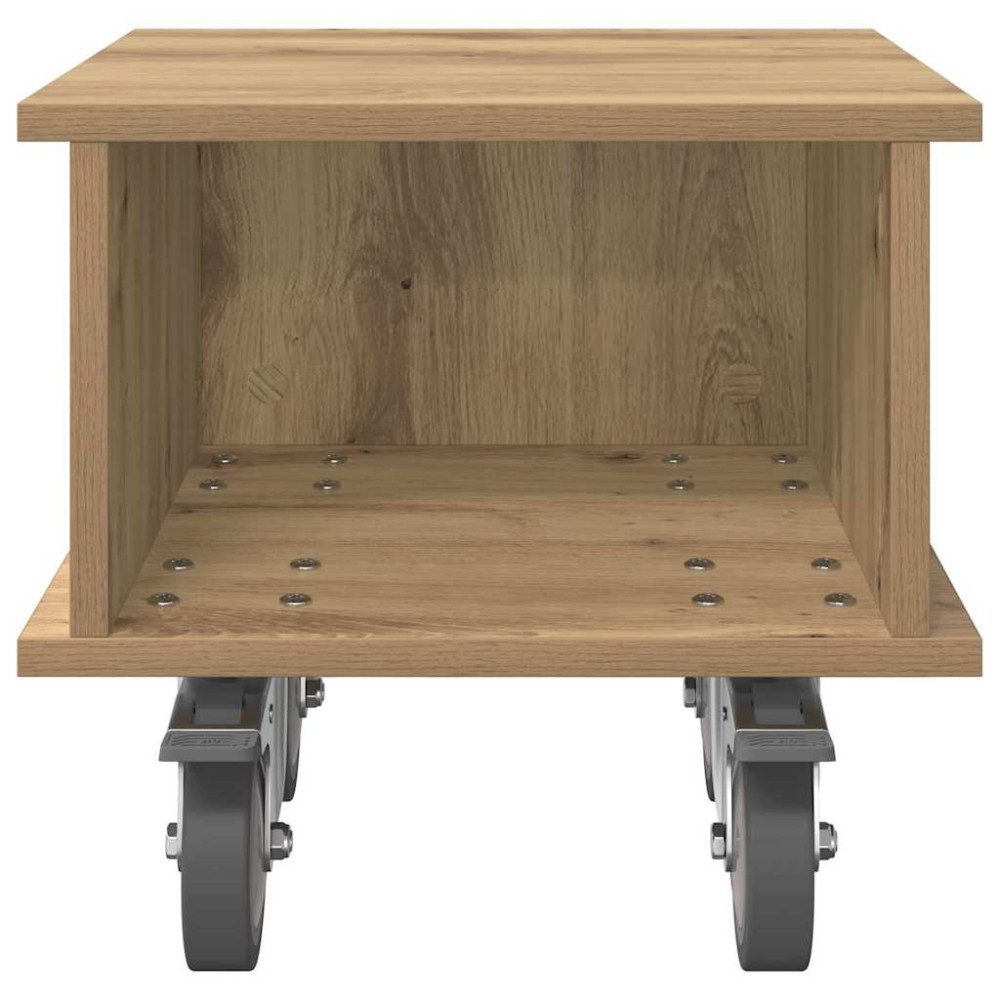 Produktbild för TV-bänk 37 x 35 x 35 cm Artisan Ek Konstruerat trä