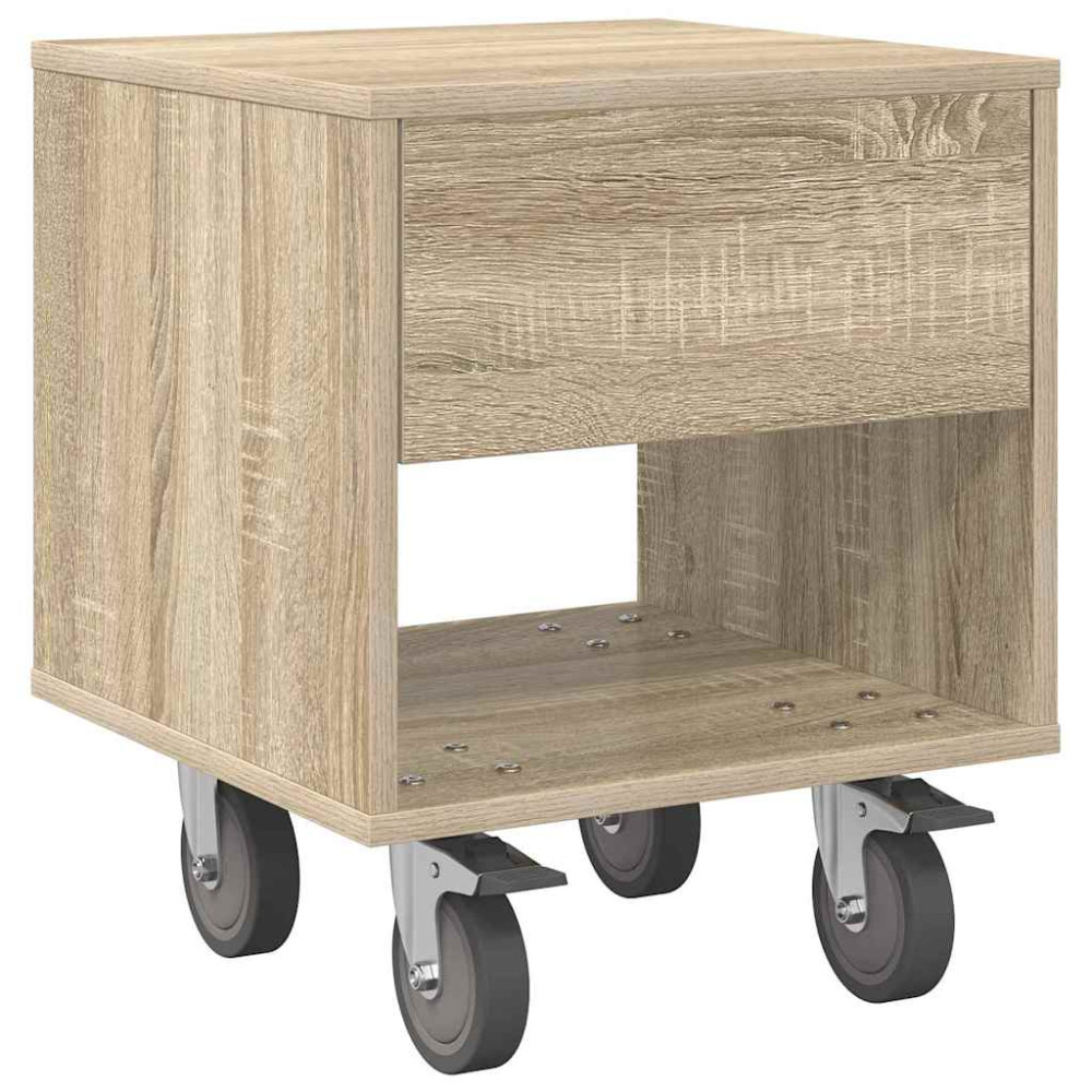 Produktbild för Sängbord Sonoma-ek 40,5 x 40 x 48 cm Konstruerat trä