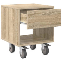 Produktbild för Sängbord Sonoma-ek 40,5 x 40 x 48 cm Konstruerat trä