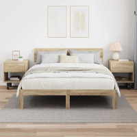 Produktbild för Sängbord 2 pcs Sonoma-ek 40,5 x 40 x 48 cm Konstruerat trä