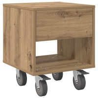 Produktbild för Sängbord 2 pcs Artisan Ek 40,5 x 40 x 48 cm Konstruerat trä