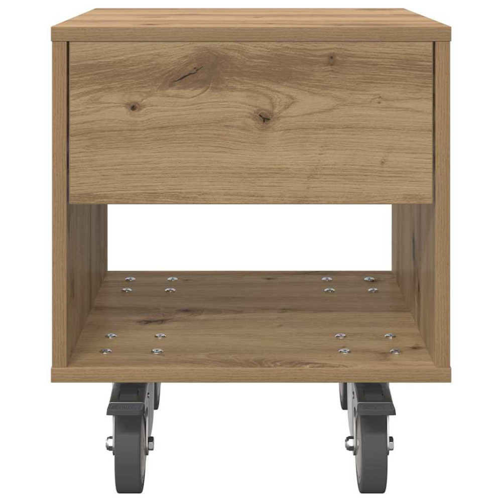 Produktbild för Sängbord 2 pcs Artisan Ek 40,5 x 40 x 48 cm Konstruerat trä