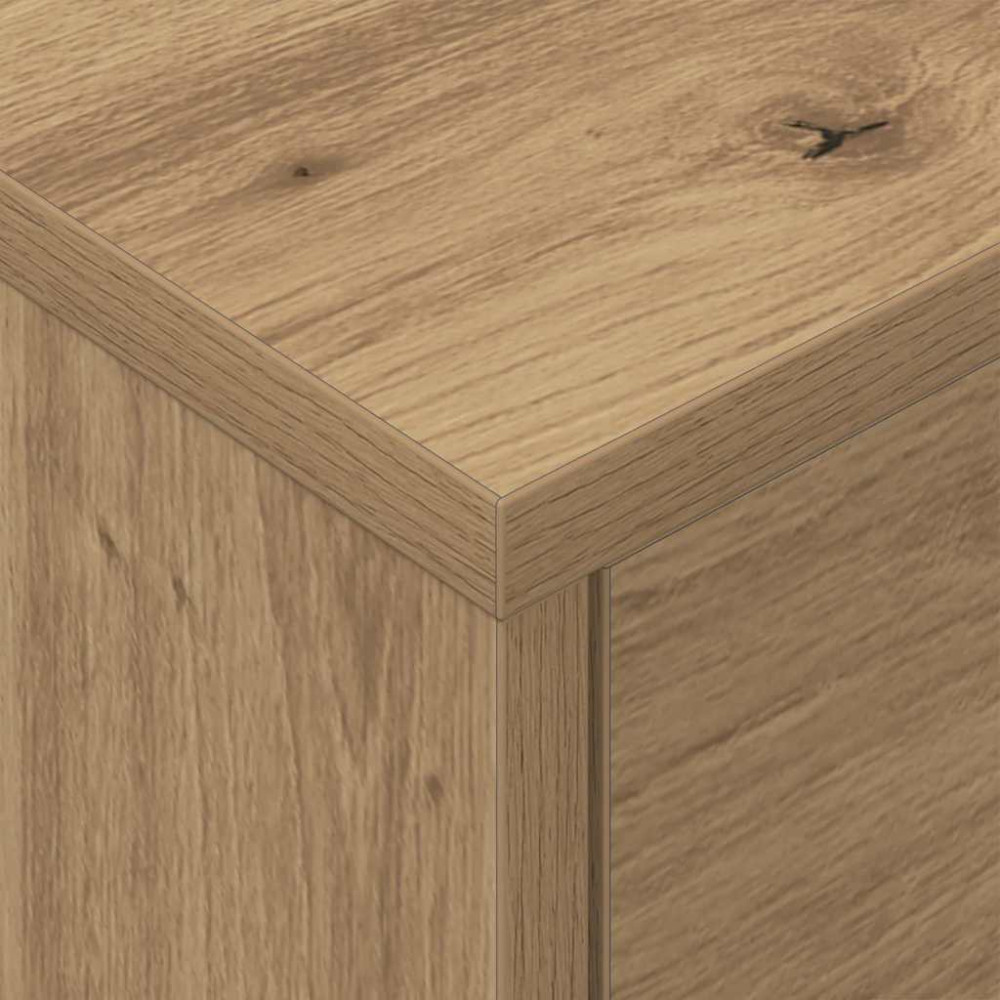 Produktbild för Sängbord 2 pcs Artisan Ek 40,5 x 40 x 48 cm Konstruerat trä