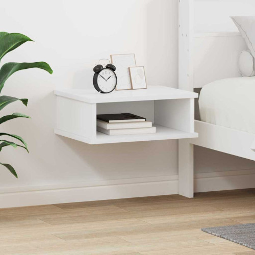 vidaXL Sängbord Vit 40 x 31 x 15 cm Konstruerat trä