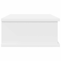 Produktbild för Sängbord Vit 40 x 31 x 15 cm Konstruerat trä