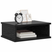 Produktbild för Sängbord 2 pcs Svart Ek 40 x 31 x 15 cm Konstruerat trä