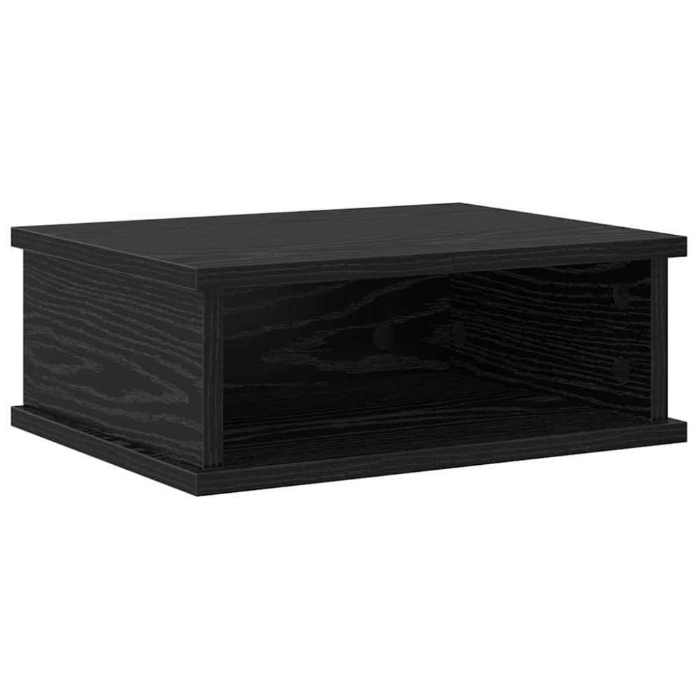 Produktbild för Sängbord 2 pcs Svart Ek 40 x 31 x 15 cm Konstruerat trä
