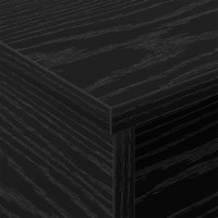 Produktbild för Sängbord 2 pcs Svart Ek 40 x 31 x 15 cm Konstruerat trä
