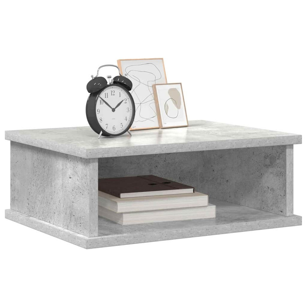 Produktbild för Sängbord 2 pcs Betonggrå 40 x 31 x 15 cm Konstruerat trä