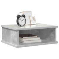 Produktbild för Sängbord 2 pcs Betonggrå 40 x 31 x 15 cm Konstruerat trä