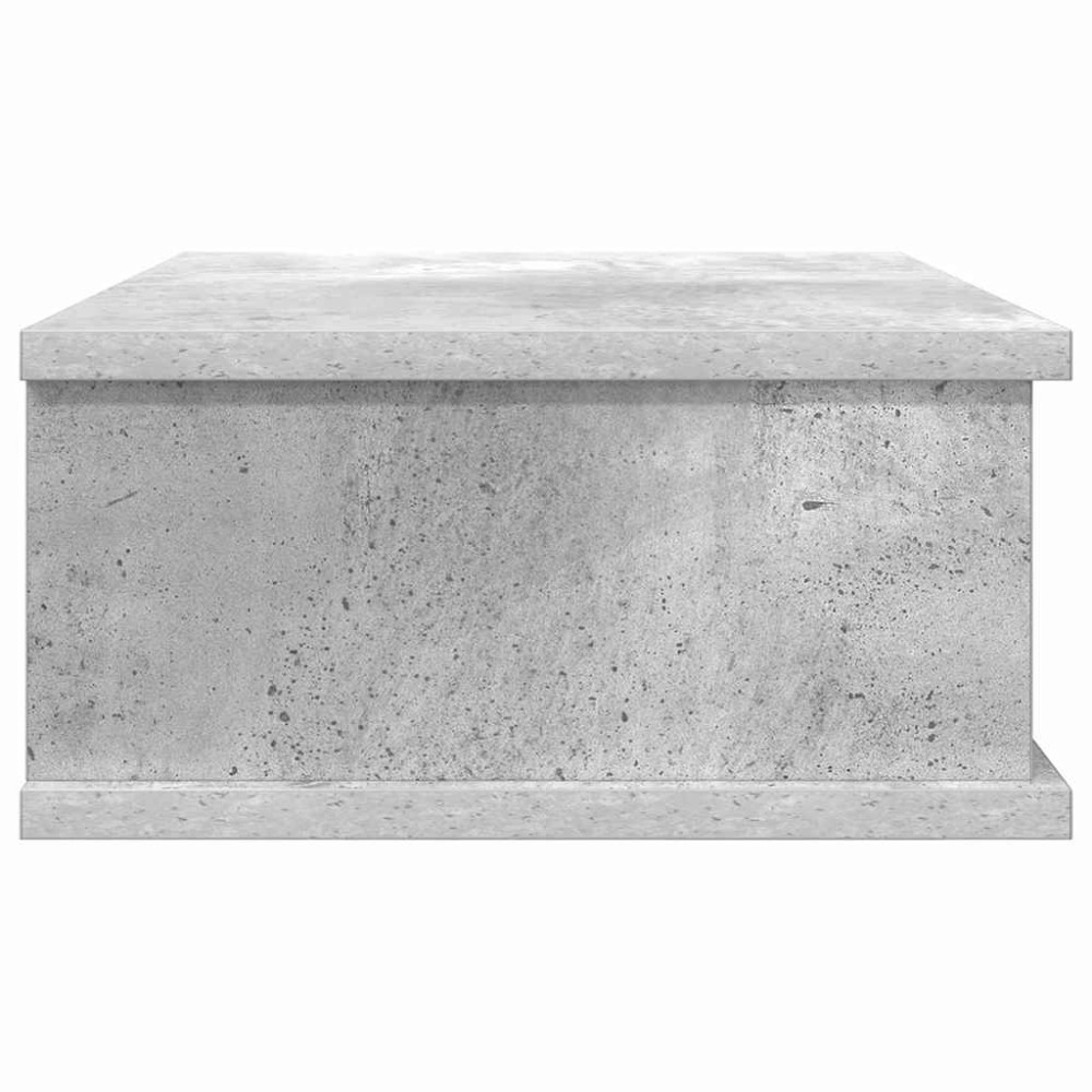 Produktbild för Sängbord 2 pcs Betonggrå 40 x 31 x 15 cm Konstruerat trä