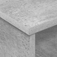 Produktbild för Sängbord 2 pcs Betonggrå 40 x 31 x 15 cm Konstruerat trä