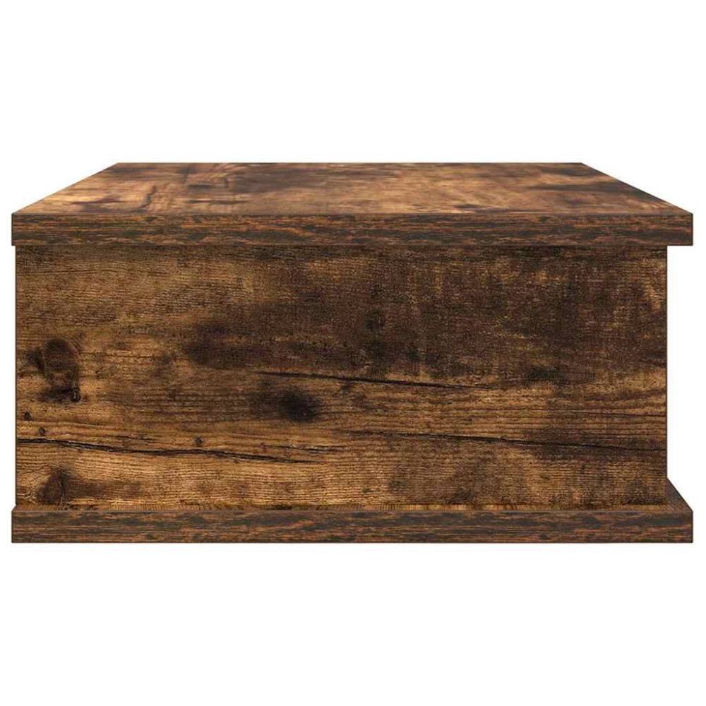 Produktbild för Sängbord 2 pcs Rökt ek 40 x 31 x 15 cm Konstruerat trä
